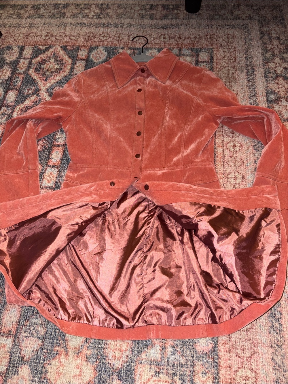 Women's Snap-Front Coat size XS - Picture 6 of 8